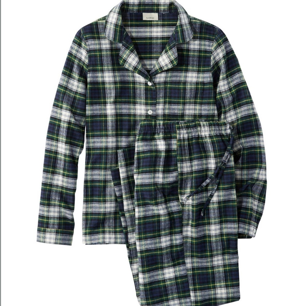 L.L. Bean Women's Scotch Plaid Flannel Pajamas